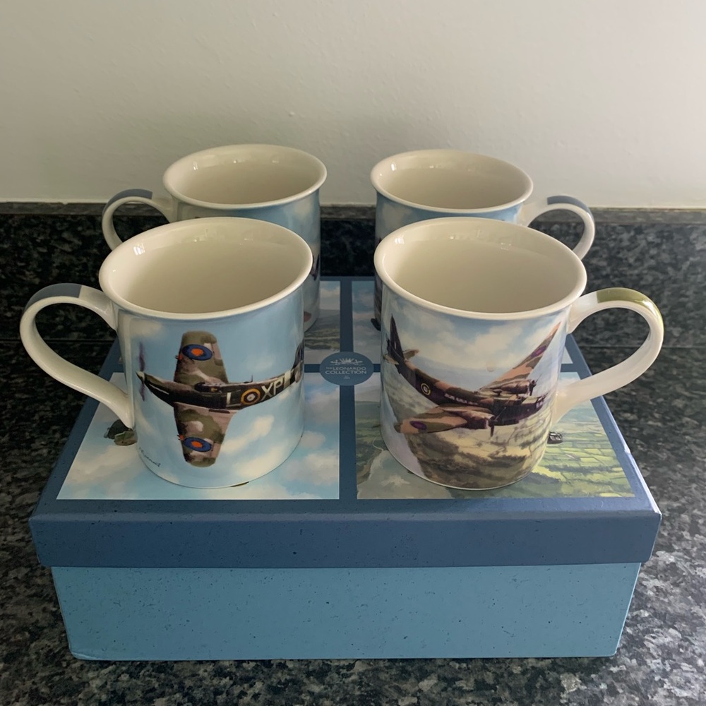 The Leonardo Collection Set Of 4 WW2 Royal Air Force Planes.  NWT